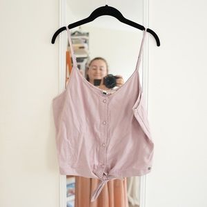 Tie Front Crop Top | Roxy